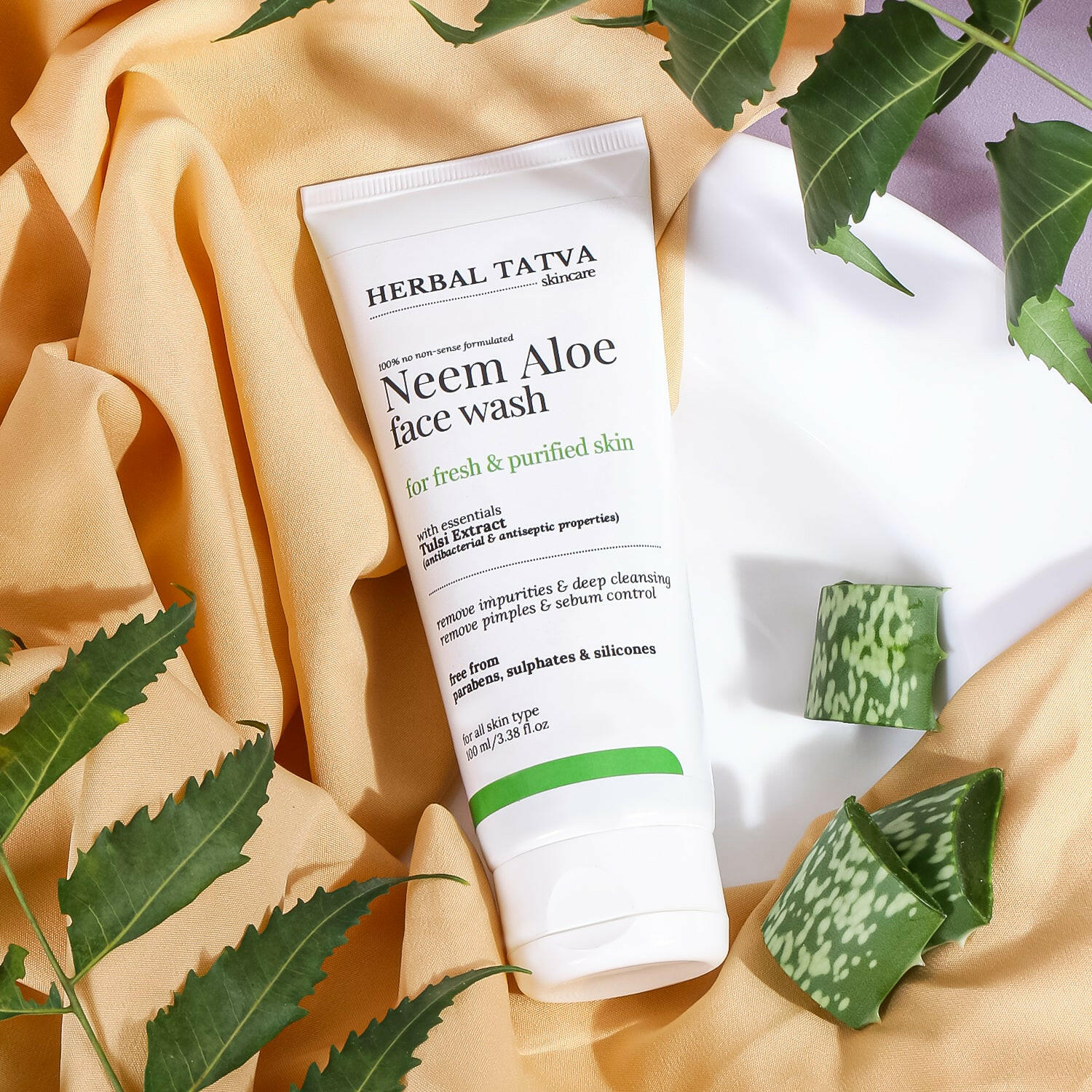 Herbal Tatva Neem Aloe Face Wash
