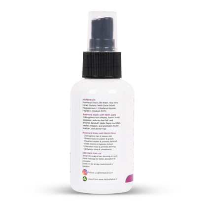 Rosemary Water with Methi Dana Extracts | For Hair Strengthening & Volumizing 100ml