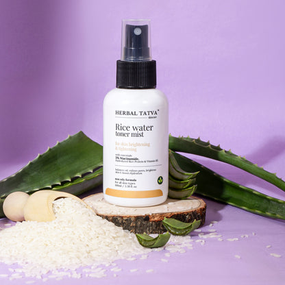 Rice Water Toner with 3% Niacinamide | For Skin Tightening & Rejuvenation