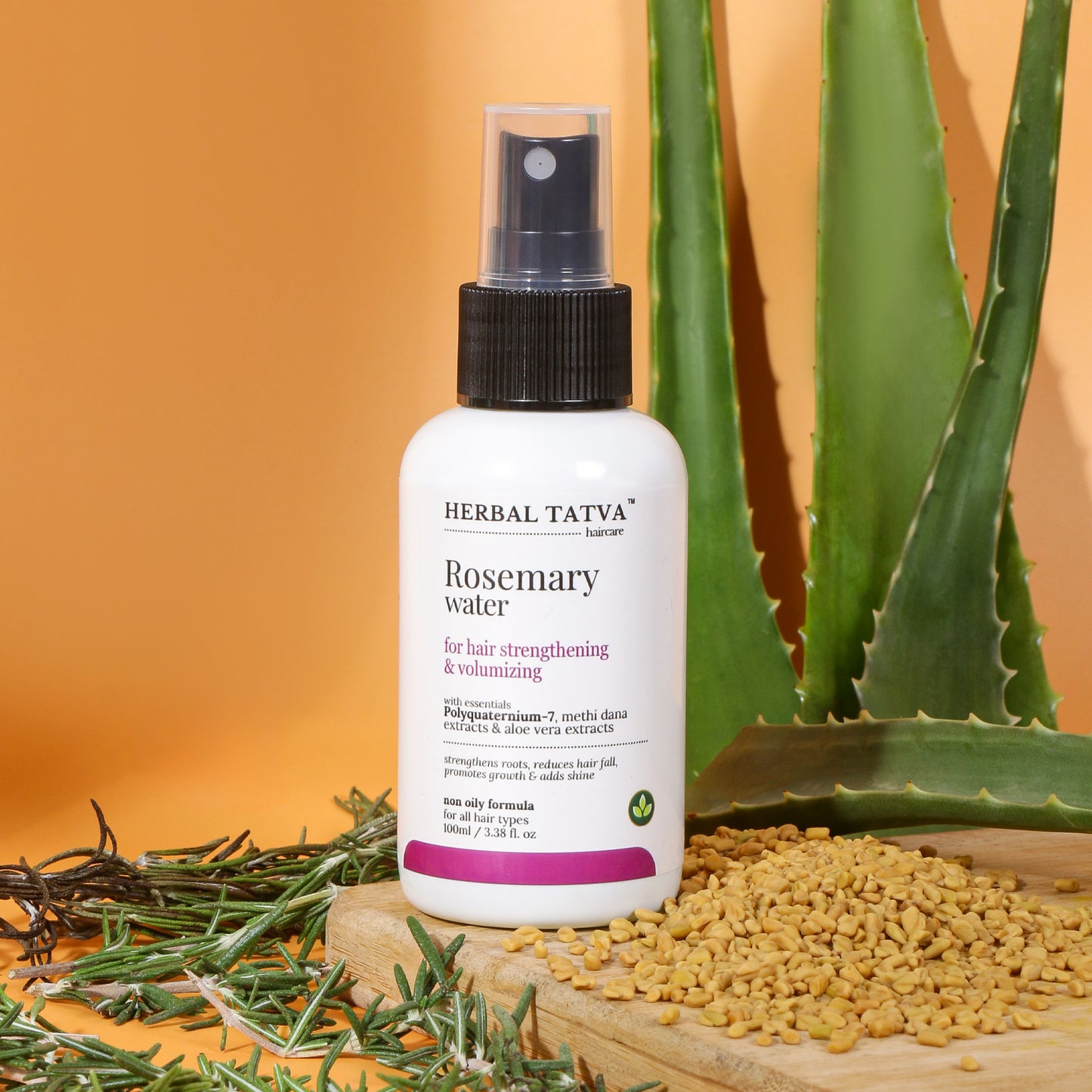 Rosemary Water with Methi Dana Extracts | For Hair Strengthening & Volumizing 100ml