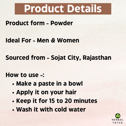 Henna Based Brown Hair Color 100g