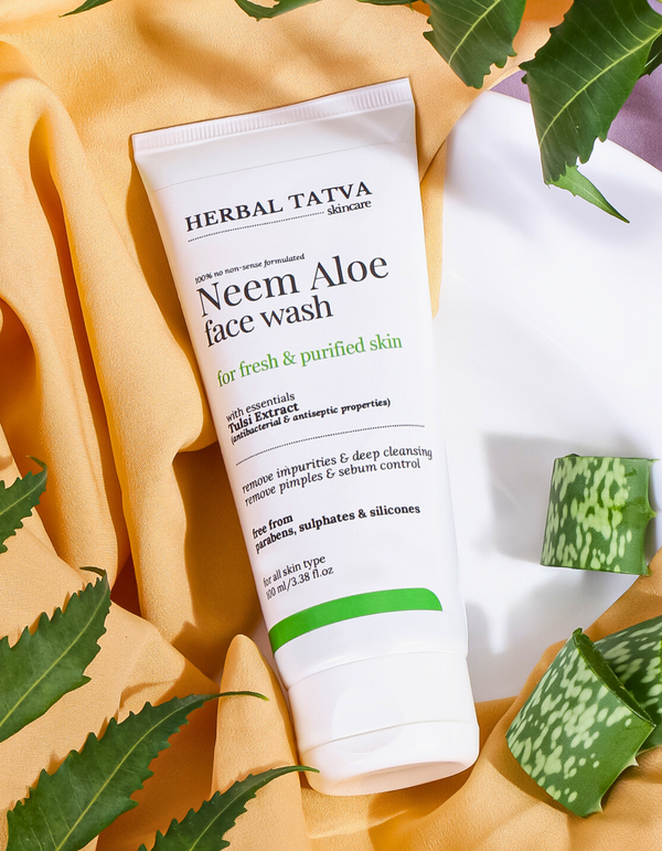 Neem Aloe Face Wash 100ml With 2% Salicylic Acid | For Skin Purifying & Oil Control | 100ml