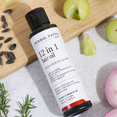 12 in 1 Hair Oil | For Hair Growth & Hair Strengthening Oil 100ml | Blend of Redensyl & 12 Essential Oils