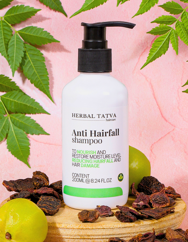 Anti Hairfall Shampoo 200ml | For Hair Fall Control & Smooth Hair | With Neem, Amla & Shikakai Extracts