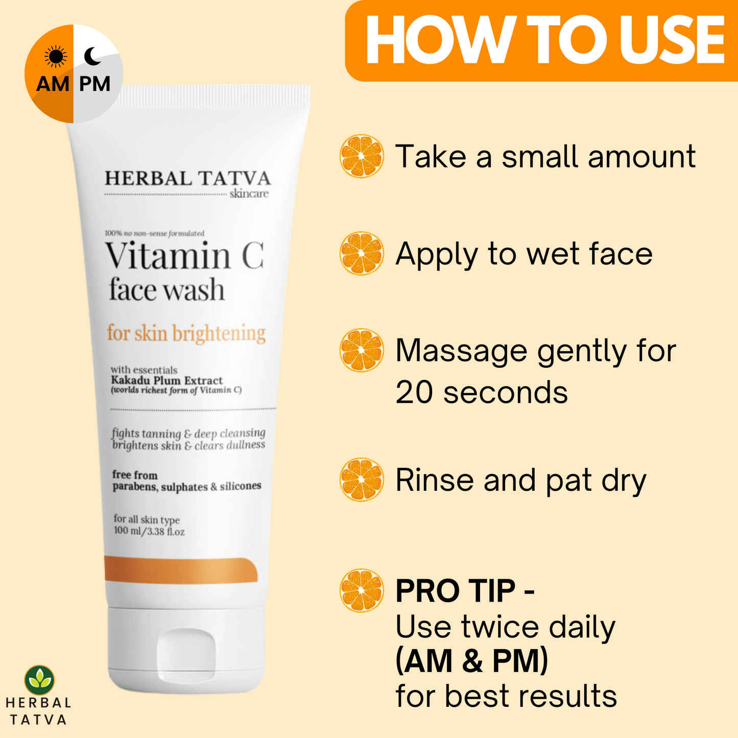 Herbal Tatva Vitamin C Face Wash